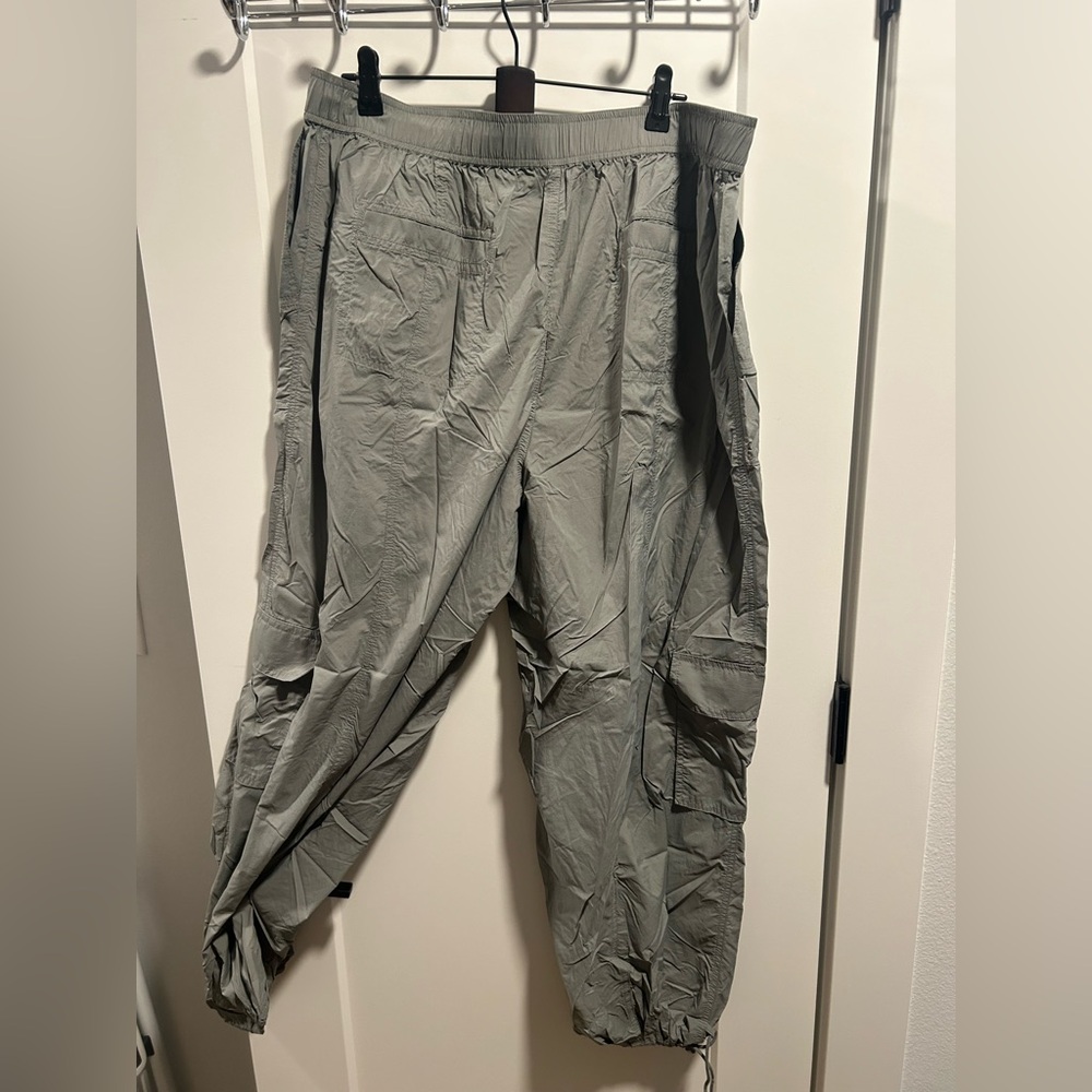 Anthropologie Gray Cargo Pants - Picture 4 of 5